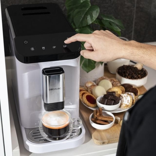 CECOTEC CREMMAET MACCHIA Blanco - Cafetera Superautomática 1350W