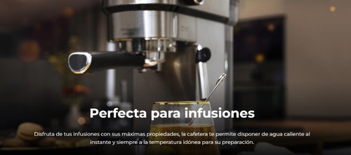 CECOTEC CAFELIZZIA 790 INOX - Cafetera Express 1350W