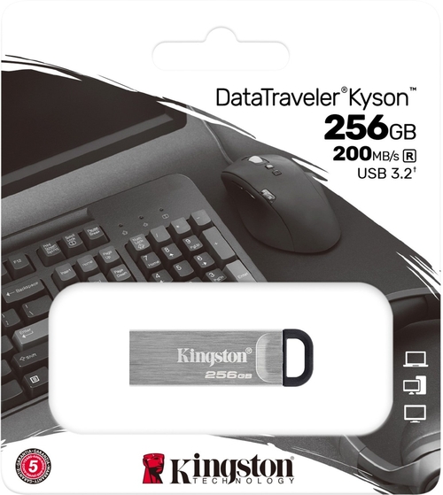 KINGSTON DATATRAVELER KYSON Plata - Pendrive 256GB