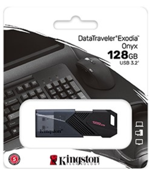 KINGSTON DATA TRAVELER EXODIA ONYX  DTXON - Pendrive 128GB