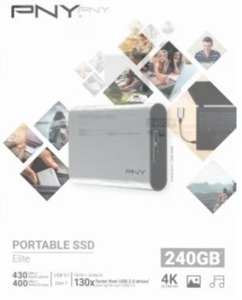 PNY PSD1CS1050S Plata - Disco Duro SSD 240GB