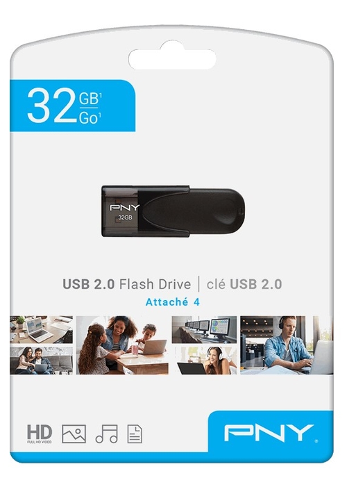 PNY ATTACHE 4 Negro - Pendrive 32GB