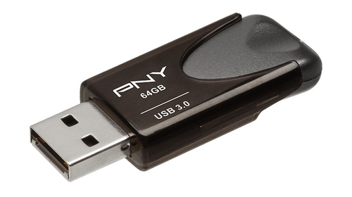 PNY ATTACHE 4 64GB Negro - Pack Pendrive 2 unidades