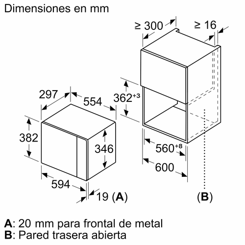 BALAY 3CG4175G3 Cristal Grafito - Microondas 900W 25L