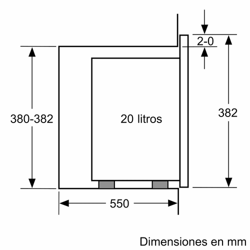 BALAY 3CG4175G3 Cristal Grafito - Microondas 900W 25L