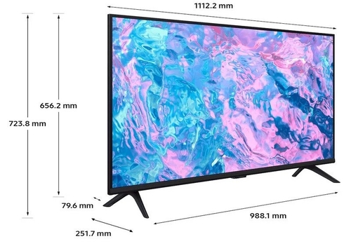 SAMSUNG TU50CU7025K Negro - TV 50" 4K ULTRA HD SmartTV