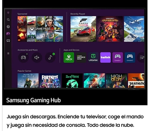 SAMSUNG TU55CU7025KXXC Negro - TV 55" 4K ULTRA HD SmartTV