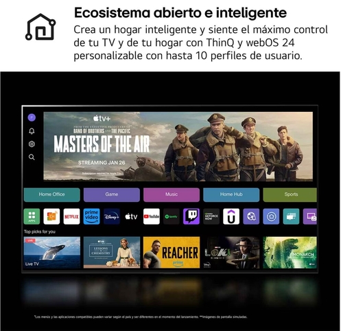 LG 55NANO81T6A Negro - TV 55" 4K UHD Smart TV