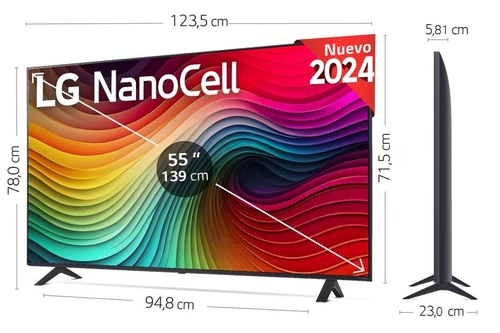 LG 55NANO81T6A Negro - TV 55" 4K UHD Smart TV