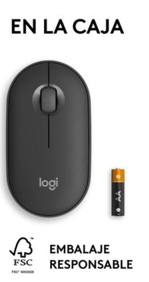 LOGITECH PEBBLE 2 M350S Grafito - Ratón Inalámbrico