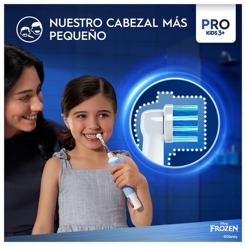 BRAUN ORAL B VITALITY PRO KIDS FROZEN - Cepillo Eléctrico + Funda de Viaje