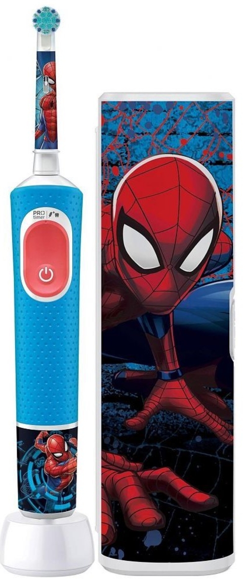 BRAUN ORAL B VITALITY PRO KIDS SPIDERMAN - Cepillo Eléctrico + Funda de Viaje