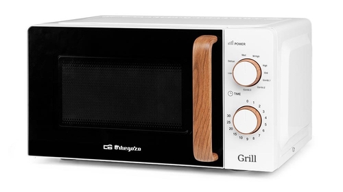 ORBEGOZO MIG 2142 Blanco-Madera - Microondas 700W  20L