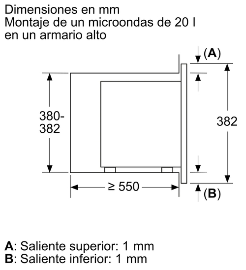 BALAY 3CG6142B4 Blanco - Microondas 800W 20L