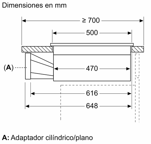 BALAY 3EBC983ER Negro - Vitrocerámica de Inducción + EXTRACTOR INTEGRADO 80CM