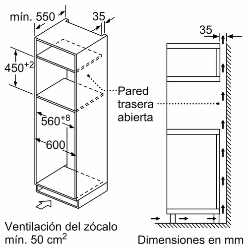 BALAY 3CW5179N3 Cristal Negro - Horno Compacto 44L