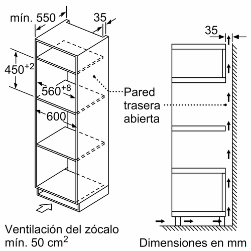 BALAY 3CW5179N3 Cristal Negro - Horno Compacto 44L