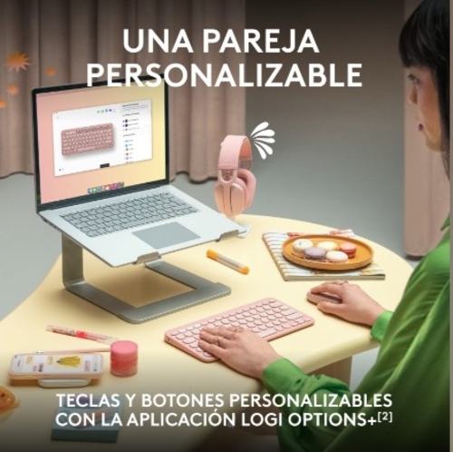LOGITECH PEBBLE 2 TONAL Grafito - Teclado + Ratón