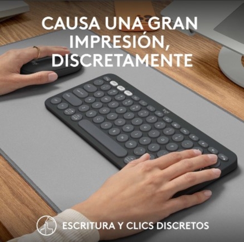 LOGITECH PEBBLE 2 TONAL Grafito - Teclado + Ratón