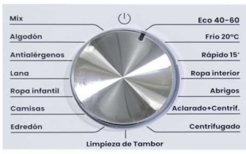 ROMMER OLIMPIC A1408 Blanco - Lavadora Carga Frontal 8KG 1400RPM