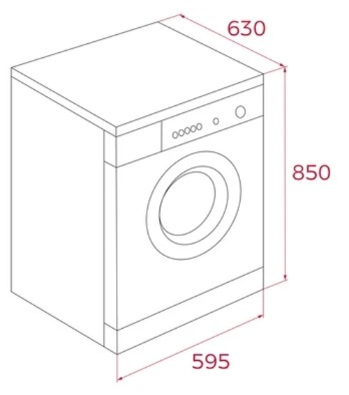 TEKA WDK 81050 Blanco - Lavadora Secadora 10KG / 7 KG 1400RPM