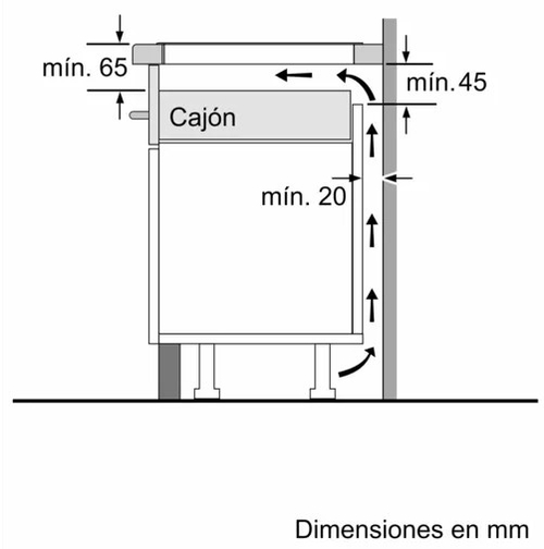 BALAY 3EB977LH Negro - Vitrocerámica de Inducción 70CM