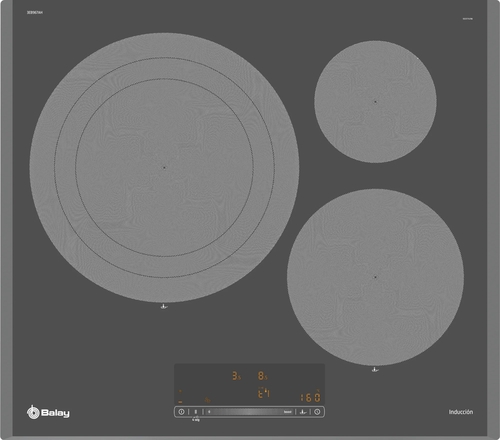 BALAY 3EB967AH Gris Antracita - Vitrocerámica de Inducción 60CM