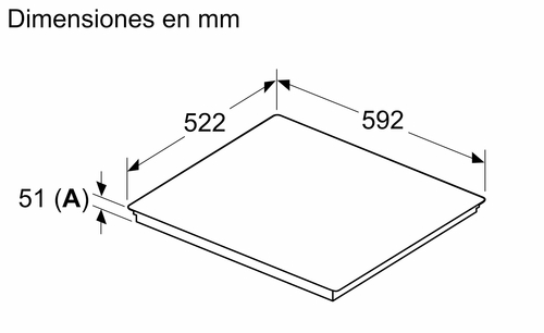 BALAY 3EB967AH Gris Antracita - Vitrocerámica de Inducción 60CM