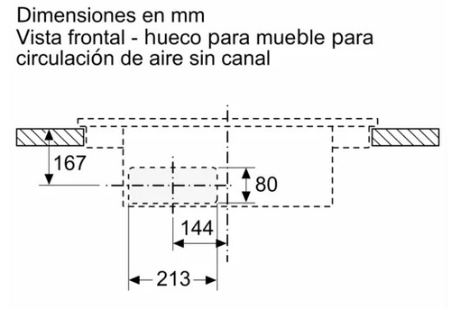 BALAY 3EBC989LH Negro - Vitrocerámica de Inducción 80CM