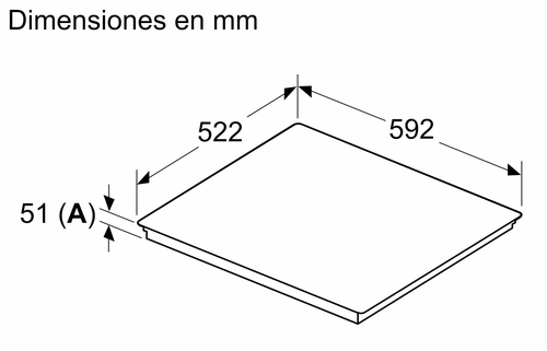 BALAY 3EB965AH Gris Antracita - Vitrocerámica de Inducción 60CM