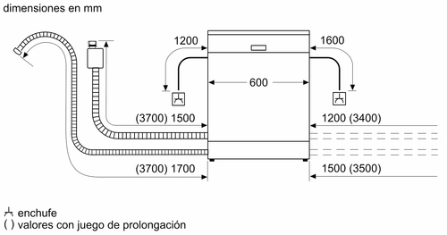 BOSCH SMS46KI01E INOX - Lavavajillas 60CM 13 Servicios