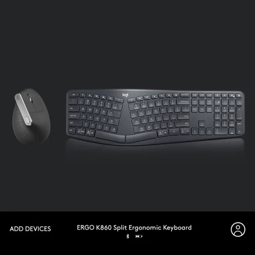 LOGITECH ERGO K860 - Teclado Negro