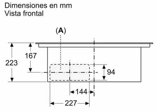 BOSCH PVS611B16E Negro - Vitrocerámica de Inducción + EXTRACTOR INTEGRADO 60CM