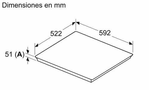 BOSCH PVQ631HC1E Negro - Vitrocerámica de Inducción 60CM