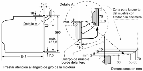 BOSCH HSG7361B1 Negro - Horno Multifunción 60CM