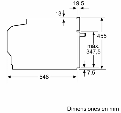 BOSCH CMG7241W1 Cristal Blanco - Horno Compacto 45L