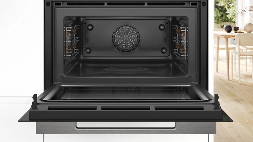 BOSCH CMG7241B1 Cristal Negro - Horno Compacto Microondas 45L