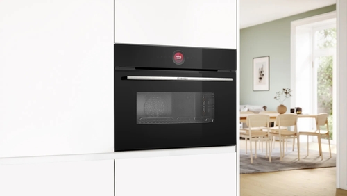 BOSCH CMG7241B1 Cristal Negro - Horno Compacto Microondas 45L