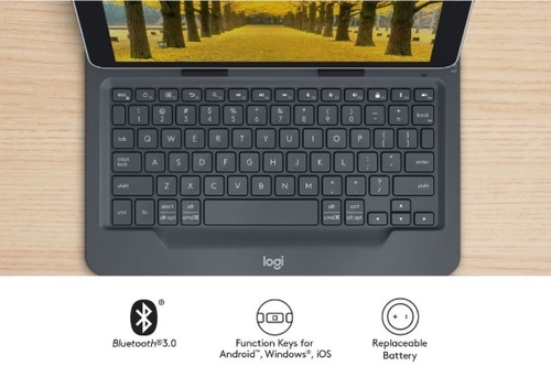 LOGITECH UNIVERSAL FOLIO Negro - Funda Tablet 9 - 10" Teclado