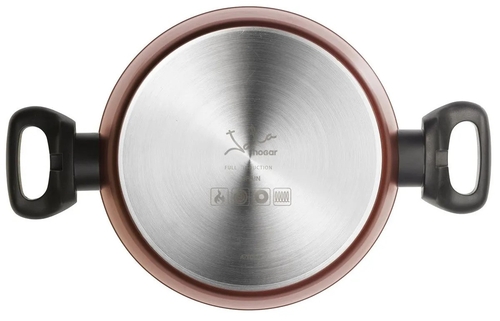 JATA CF922 TAAL Negro-Rojo - Cazo 22CM