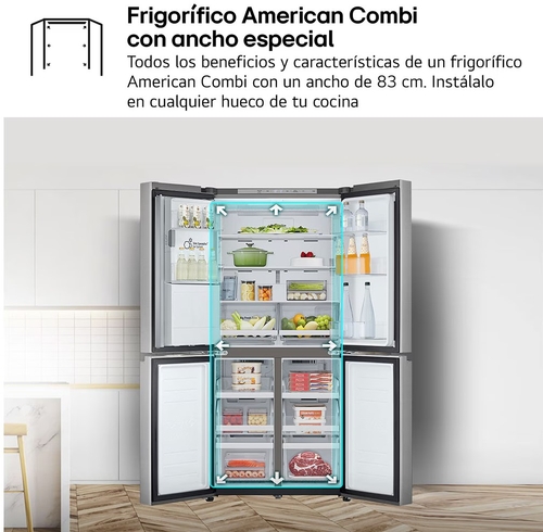 LG GML860PYFE INOX - Frigorífico Side by Side No Frost