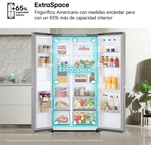 LG GSBC40PYPE INOX - Frigorífico Side by Side No Frost