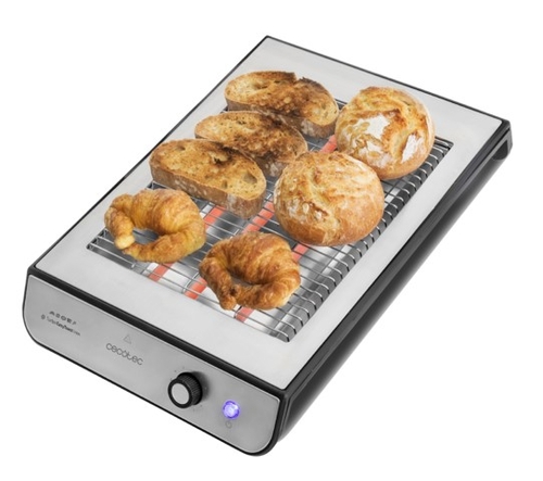 CECOTEC TURBO EASYTOAST INOX - Tostador 900W