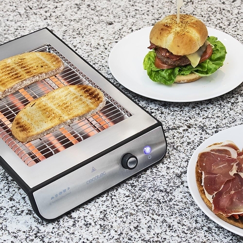 CECOTEC TURBO EASYTOAST INOX - Tostador 900W