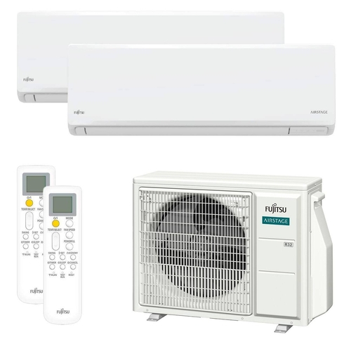 FUJITSU ASY3525U11MI-KN Blanco - Aire Acondicionado 2x1 2900 Frig y 2400 Kcal