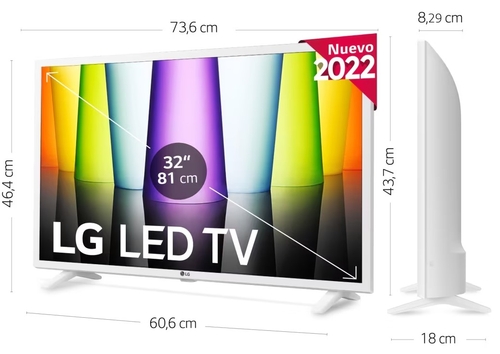 LG 32LQ63806LC Blanco - TV 32" Full HD Smart TV