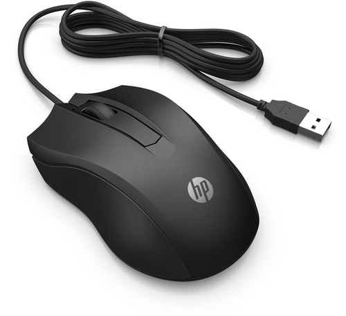 HP 100 Negro - Ratón 1600 PPP