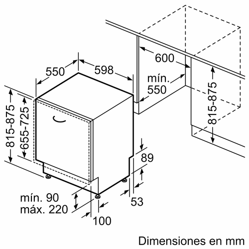 BOSCH SMV4HVX03E - Lavavajillas 60CM 14 Servicios