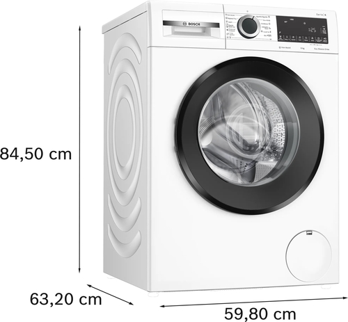 BOSCH WGG244Z0ES Blanco - Lavadora Carga Frontal 9KG 1400RPM