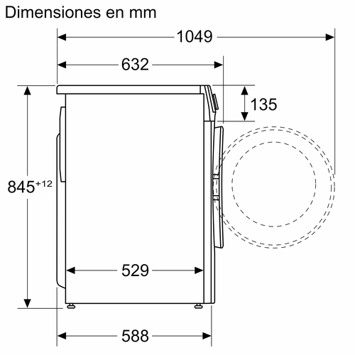 BOSCH WGG244Z0ES Blanco - Lavadora Carga Frontal 9KG 1400RPM